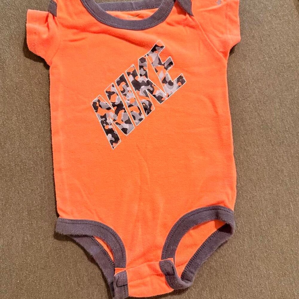 Nike Men's Orange Sleepsuits-babygrows